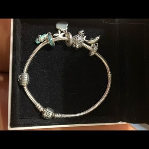 Beach themed pandora bracelet